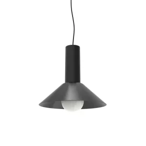 Lustre Cristal Premium Suspension 1xE27 max 42W métal noir brillant LUMICOM VERA D.25cm