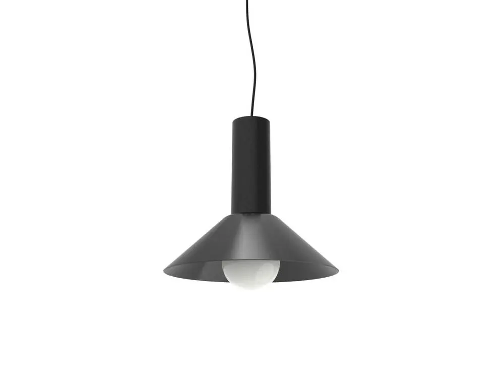 Lustre Cristal Premium Suspension 1xE27 max 42W métal noir brillant LUMICOM VERA D.25cm