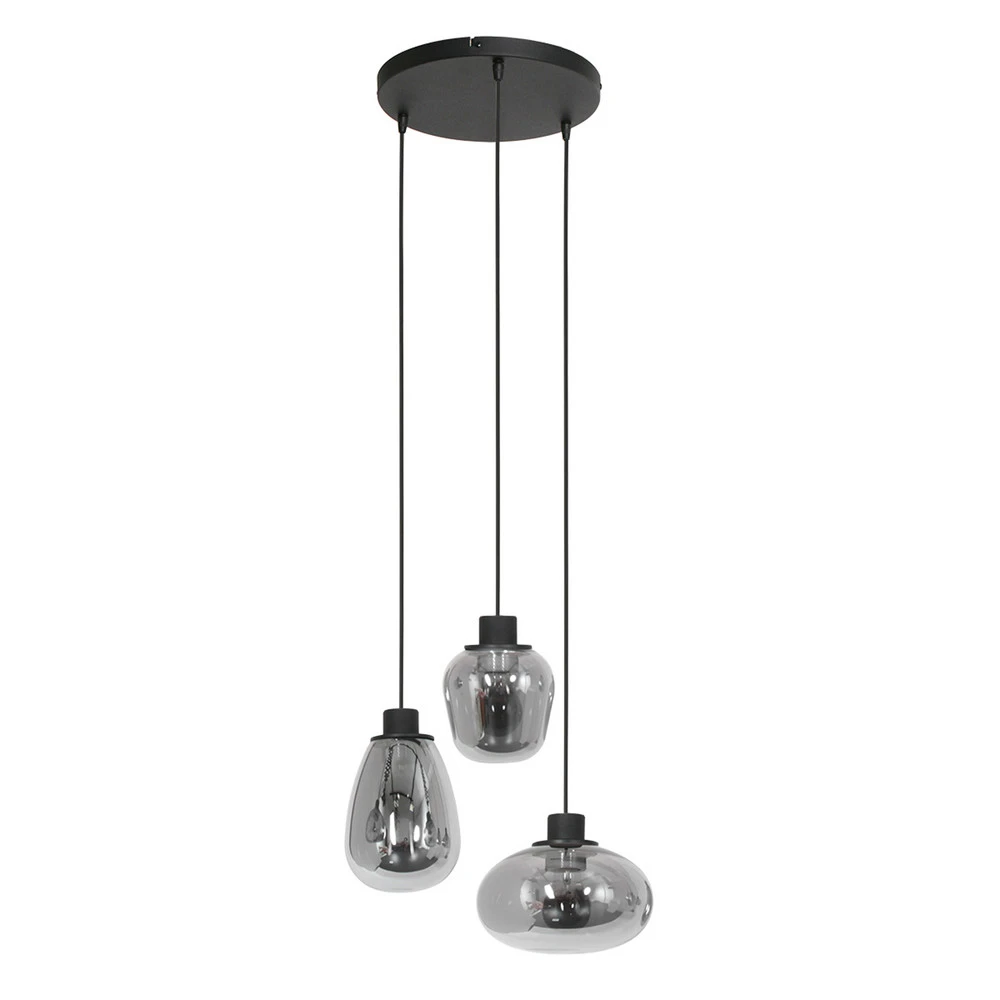Lustre Cristal Premium Suspension Reflexion, à 3 lampes Ø 40 cm