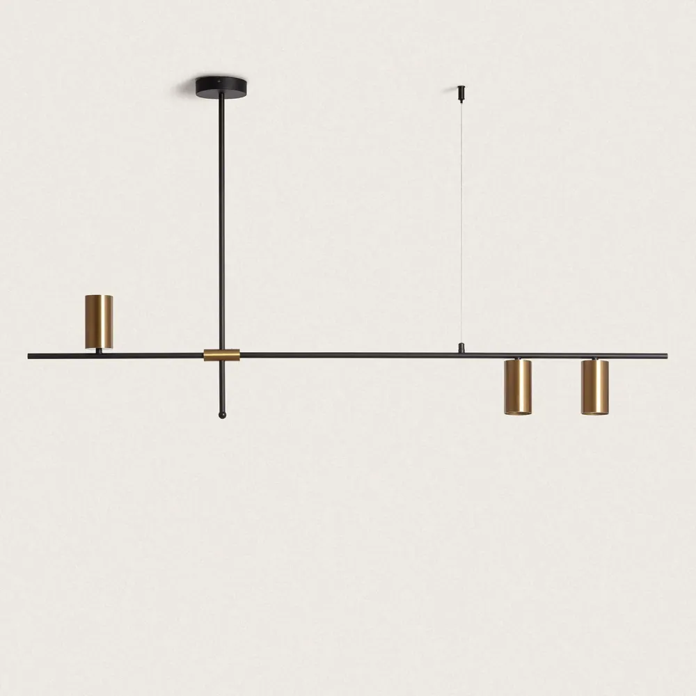 Plafonnier Design Moderne Luminaire suspendu en métal avec éclairage par LED