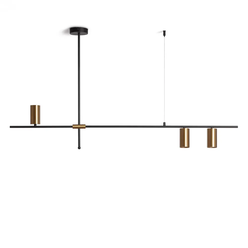 Plafonnier Design Moderne Luminaire suspendu en métal avec éclairage par LED