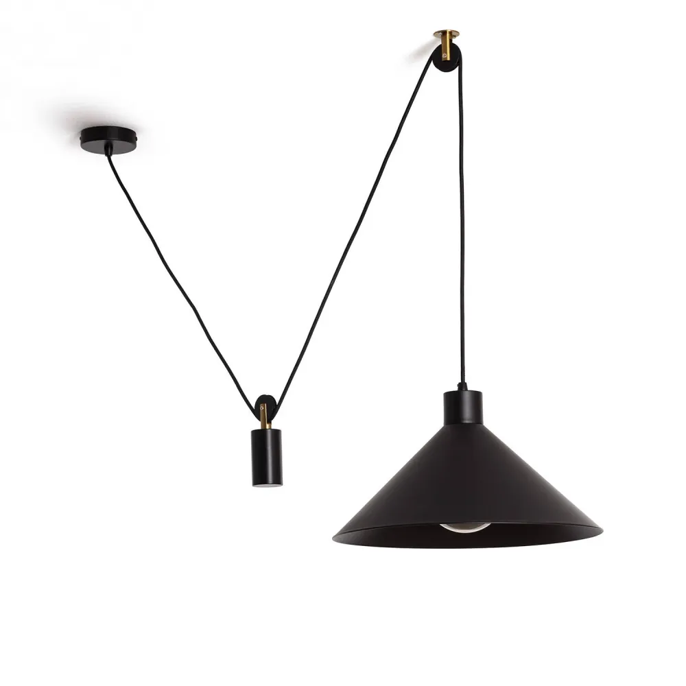 Plafonnier à lumière directionnelle Suspension Aleya en métal avec éclairage LED intégré