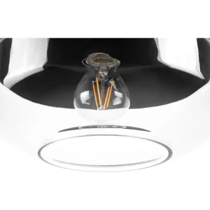 Plafonnier à montage sur rail Lampe suspension noir en verre cristallin MURRAY