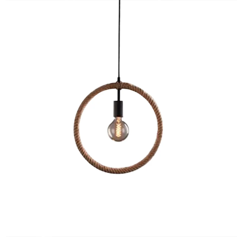 Plafonnier à montage sur rail Luminaire suspendu minimaliste pour salle à manger, cadre géométrique en corde, luminaire su...