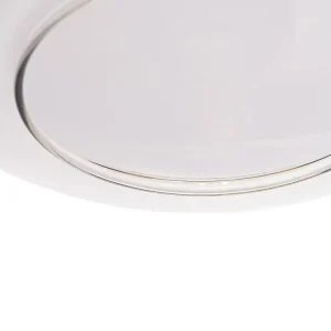 Plafonnier à montage sur rail Suspension design noire avec or et verre fumé 4 lumières - Kyan