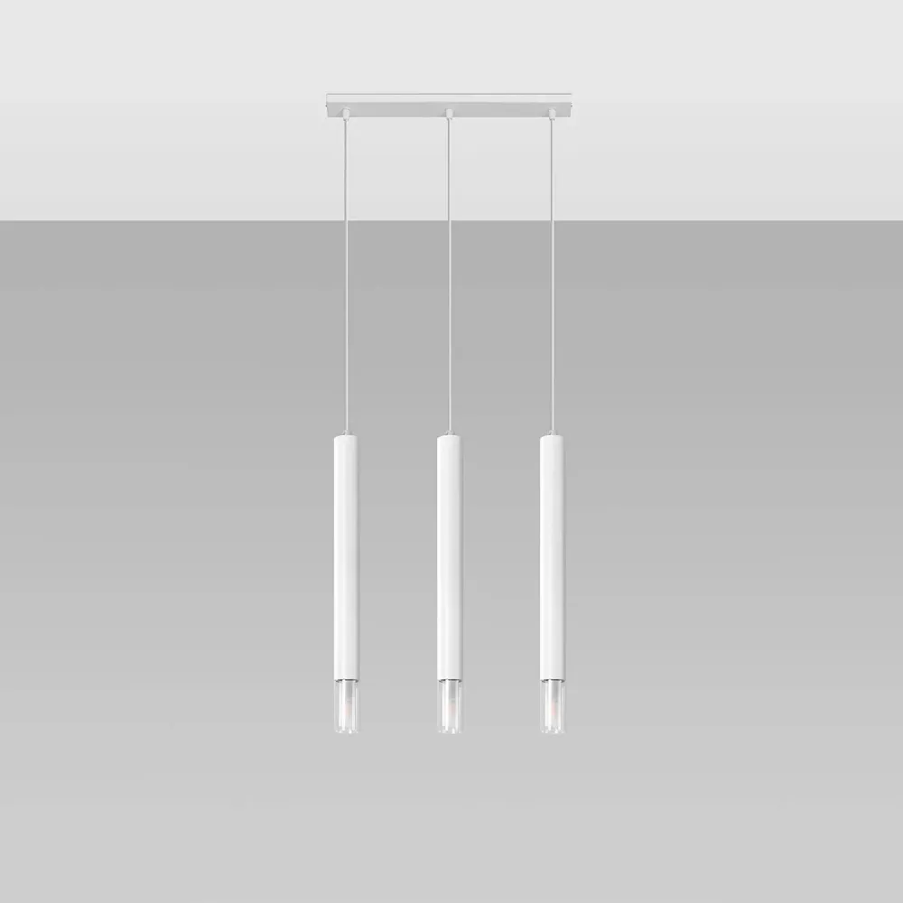 Plafonnier à montage sur rail Suspension en métal Wezyr 3 avec éclairage LED SOLLUX
