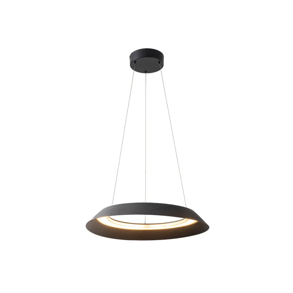 Plafonnier à montage sur rail Suspension en métal avec LED 24W et CCT ajustable Armley M