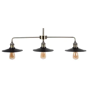 Plafonnier à suspension réglable Set de 3 lampes noir en métal MONTONE