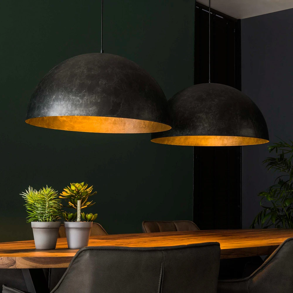 Suspension Akardien, à deux lampes avec diffuseur opale