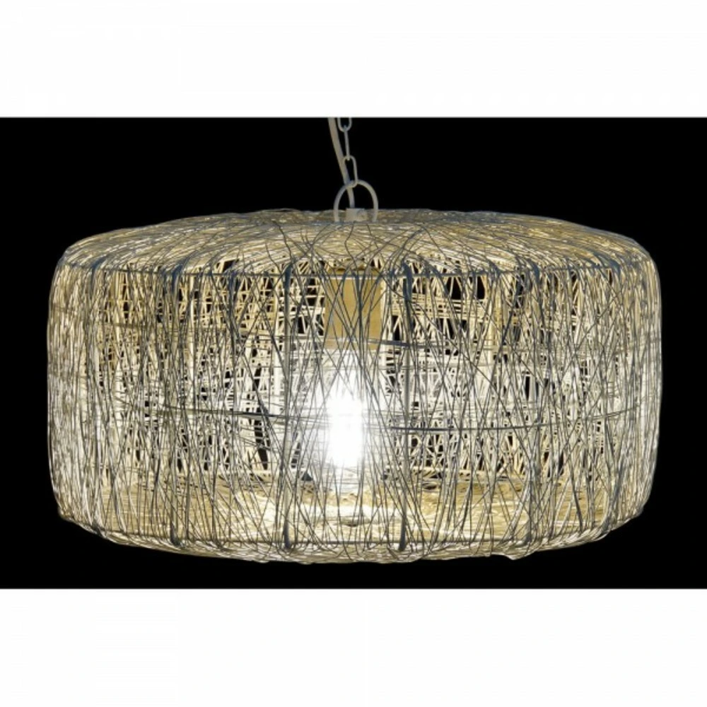 Suspension argenté argent 50 w (46 x 46 x 23 cm) | 4000K | lumière neutre