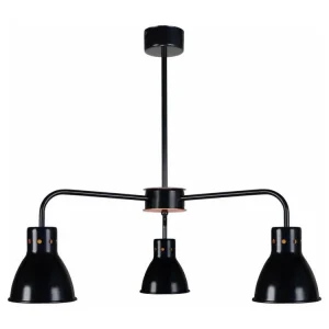 Suspension grappe métal anthracite 80 cm. | Garantie 2 Ans