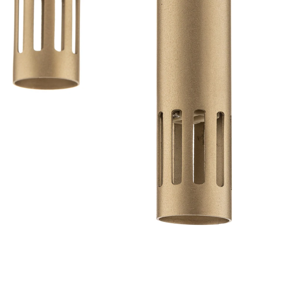 Suspension Sopel Laser à 3 lampes, doré | 4000K | lumière neutre