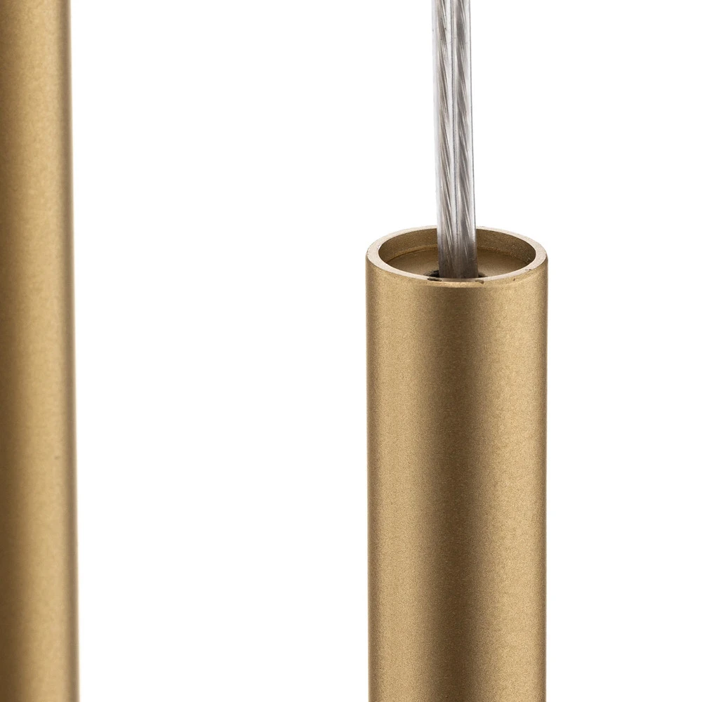 Suspension Sopel Laser à 3 lampes, doré | 4000K | lumière neutre