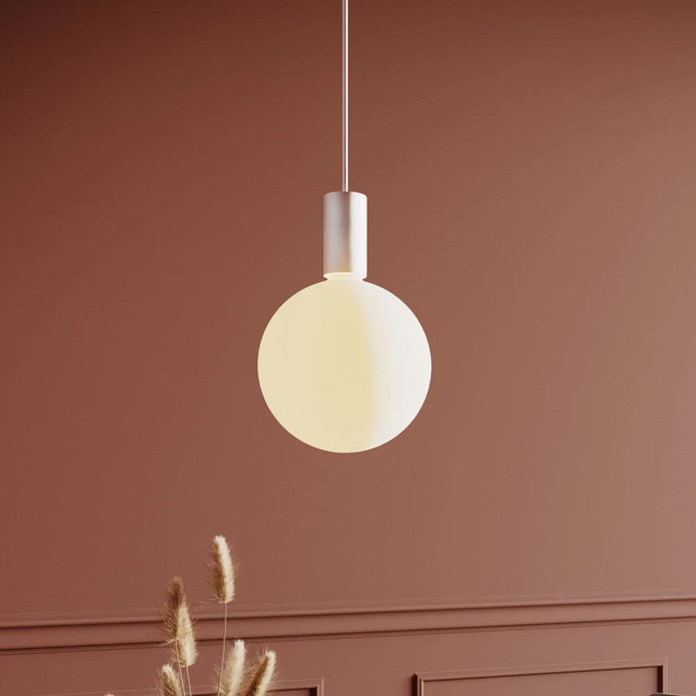 Tala Suspension Trois fois Pendant Single 1 lampe, E27 opale, blanc