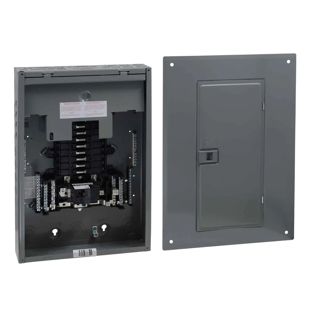 Panneau électrique Square D QO de 100 à 24 espaces et 48 circuits, disjoncteur majeur inclus