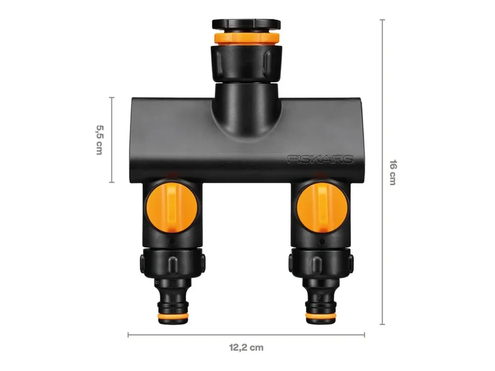 Bloc différentiel FISKARS Raccord de robinet répartiteur d’eau 2 voies On/Off