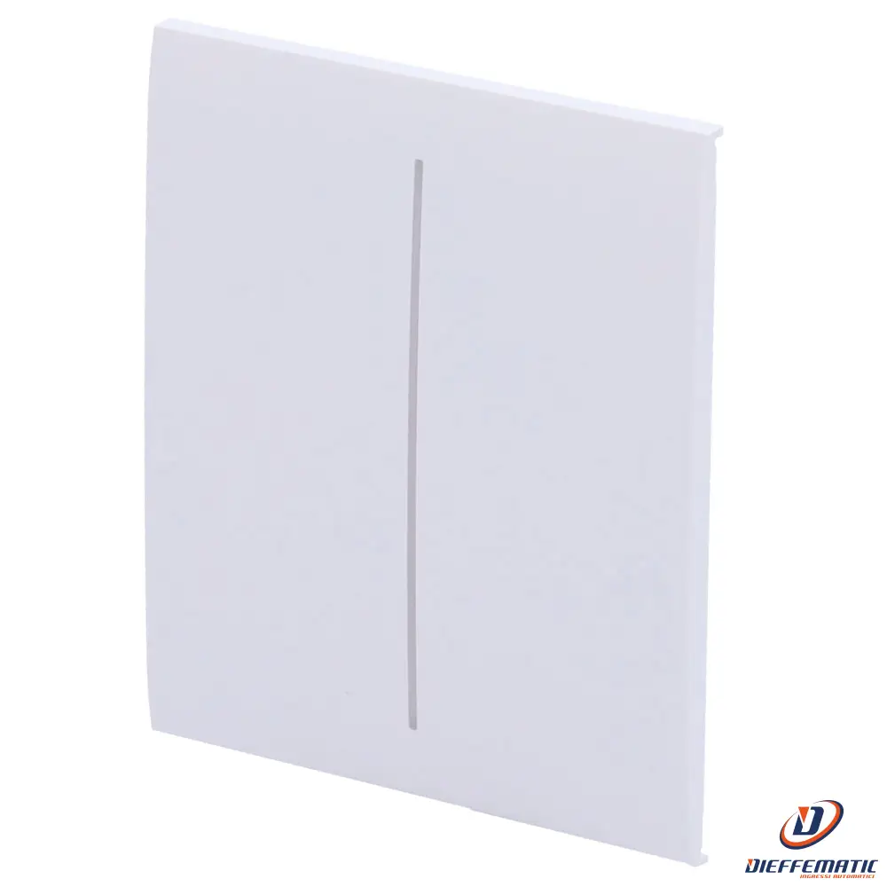 Ajax Aj-Centerbutton-2G-W Pannello Tattile Per Doppio Interruttore Della Luce