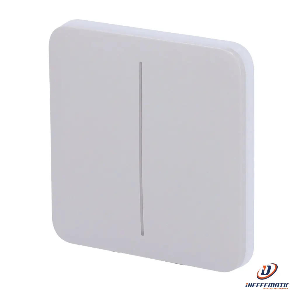 Ajax Aj-Solobutton-2G-Fog Pannello Tattile Per Doppio Interruttore Della Luce