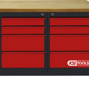 Établi KS Tools avec 8 tiroirs H840xL1200xP600mm 865.0007 obtenir à bas prix