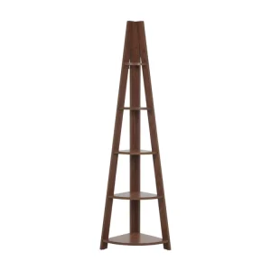 Étagère angle en bois meuble de rangement MOBILE SOLO pour Outils de jardin