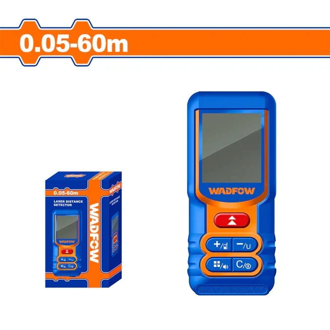 Double décamètre Télémètre - Metre Laser – Mesure précise jusqu’à 60 m