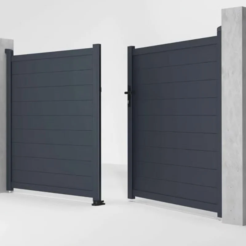 Portail aluminium battant Michigan 350x180cm