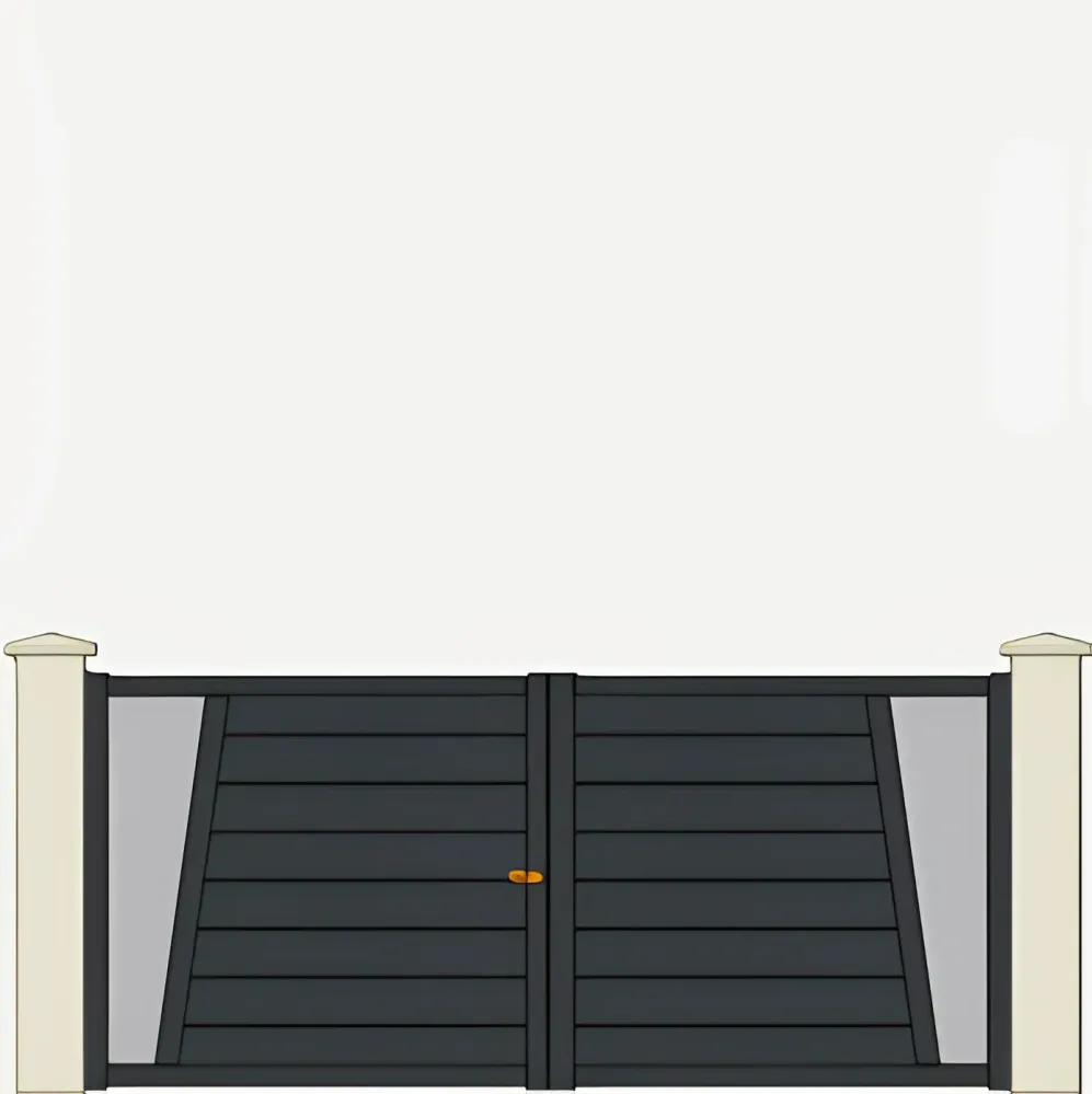 Portail Battant Aluminium Aveyronnais