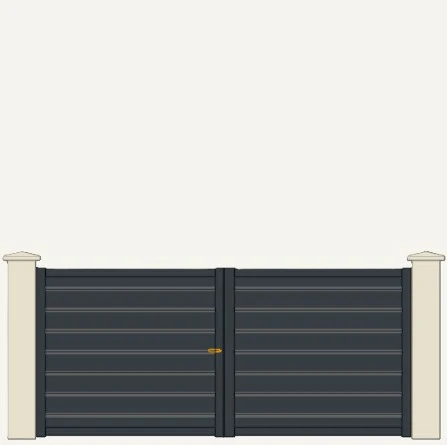Portail Battant Aluminium Sainte Croix