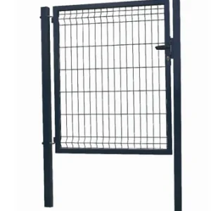 Portillon Grillagé Occultable - 1M X 1.50M - Gris Anthracite Ral 7016