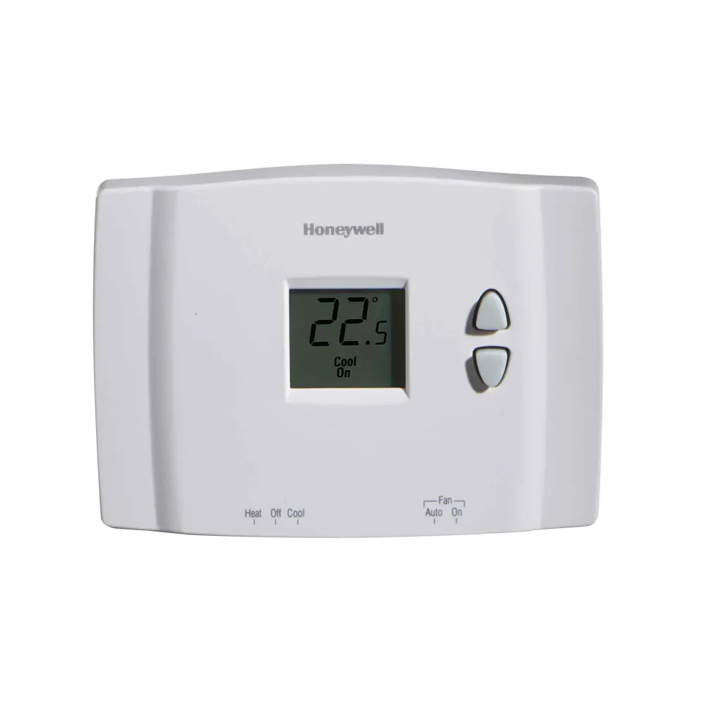 Thermostat digital à programmation blanc, pour systèmes de chauffage et de climatisation (24 V) - Blanc