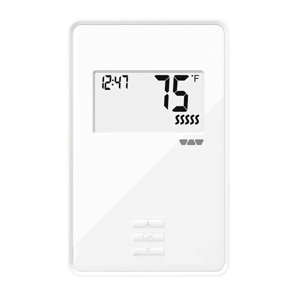 Thermostat non à programmation pour le système Ditra-Heat, blanc
