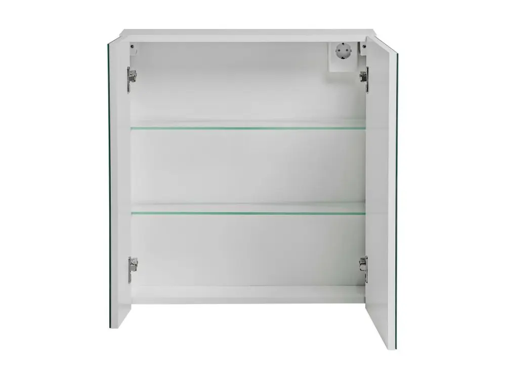 Armoires De Toilette LEONARDO MC60 2D 60x17x65 Blanc