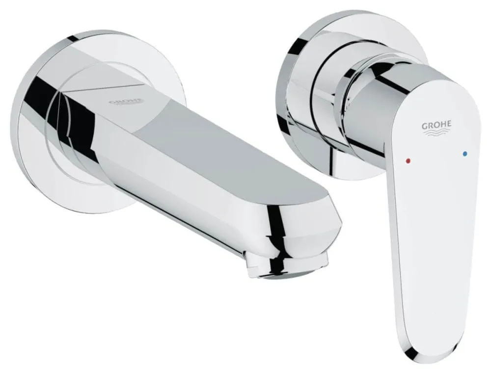 Mitigeur monocommande 2 trous lavabo Taille M Eurodisc Cosmopolitan Chromé 19573002