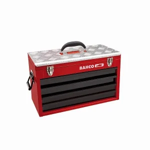 Boîte à outils métal Bahco 4 tiroirs + compartiment couvercle 12 KG 1483KHD4RB commander à bas prix
