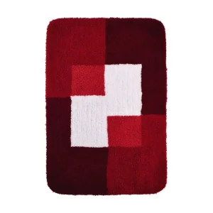 RIDDER Tapis de salle de bains Coins 60x90 Rouge 7103306