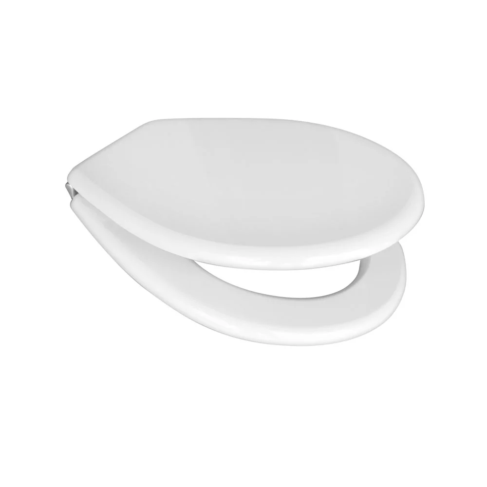 Siège WC pour Roca cuvette Polo largeur 36 cm charnières réglables
