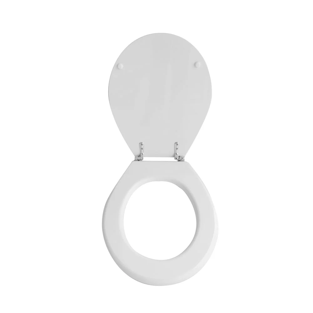 Siège WC pour Roca cuvette Polo largeur 36 cm charnières réglables