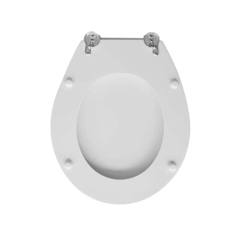 Siège WC pour Roca cuvette Polo largeur 36 cm charnières réglables