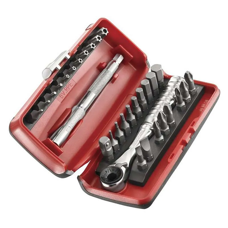 Coffret clés à cliquet R.PE + embouts FACOM R.PEJ31PB