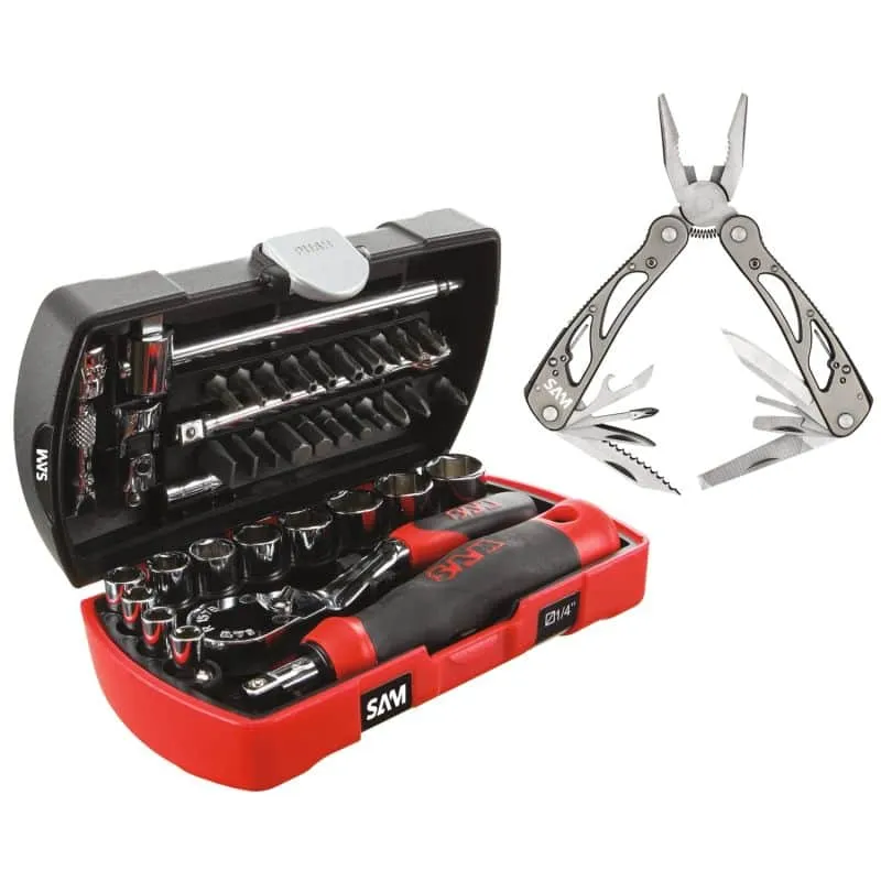 Coffret embouts et douilles 1/4" SAM OUTILLAGE