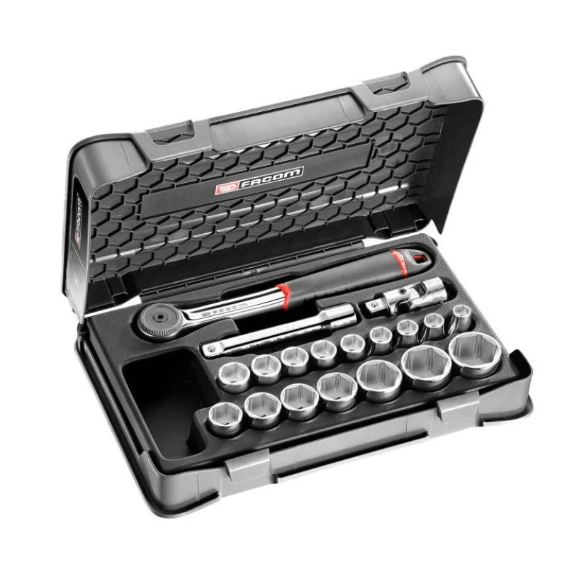 Coffret majeur à cliquet + douilles 1/2'' FACOM S.161-2P6PB - 19 pièces