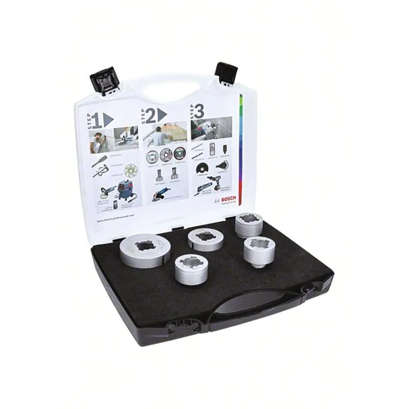 Coffret 5 scies trépans diamantées à sec X-LOCK BOSCH 2608599037