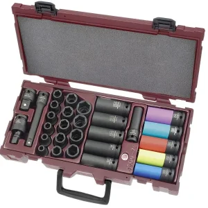 Kraftwerk Coffret 29 pièces pour douilles à chocs COMPLETO 4900-70K se fournir à bas prix
