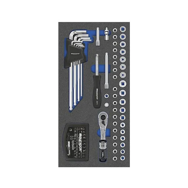 Module d'outils MATADOR : majeur à douille 63 (1/4) 1/3 : 390 x 193 mm hauteur : 45 mm 8164 1201 acheter à bas prix