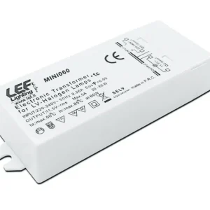 ALIMENTATORE DRIVER 12V 20-60W ELETTRONICO PER LAMPADE ALOGENE DIMMERABILE TAGLIO DI FASE IGBT IP20 LEF LIGHTING MINI060