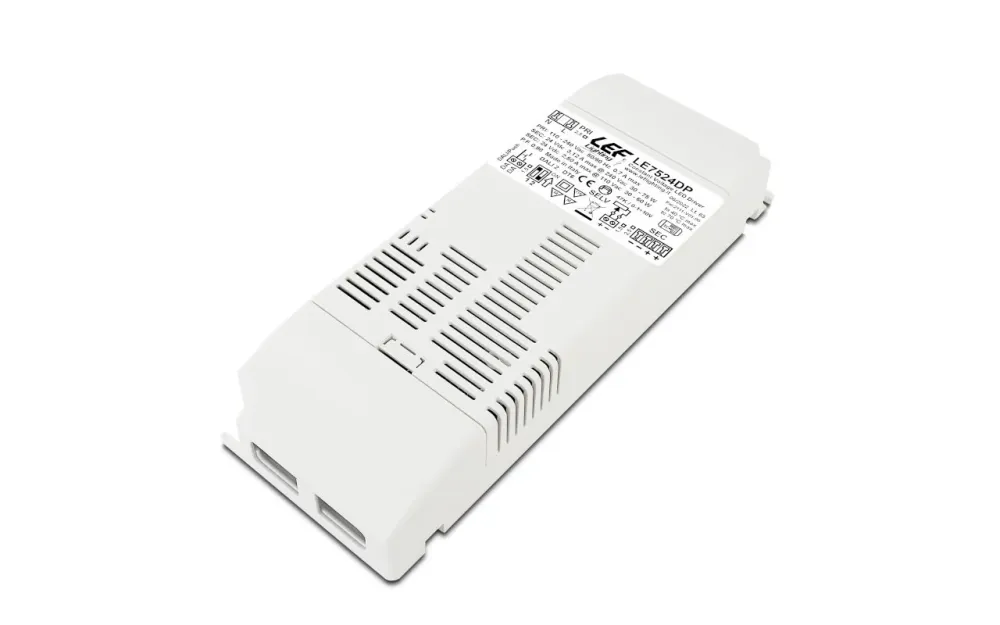 ALIMENTATORE LED TENSIONE COSTANTE 24VDC 75W IP20 DIMMERABILE DALI/PUSH/0-10V/1-10V LEF LE7524DP