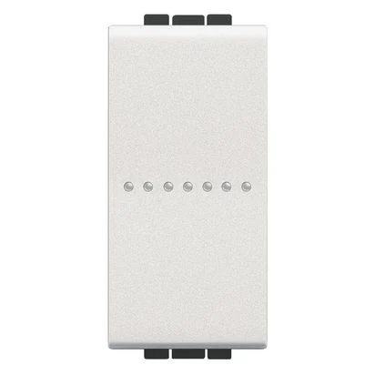 DEVIATORE 1P 10A 250VAC ASSIALE BIANCO LIVING LIGHT BTICINO N4053N