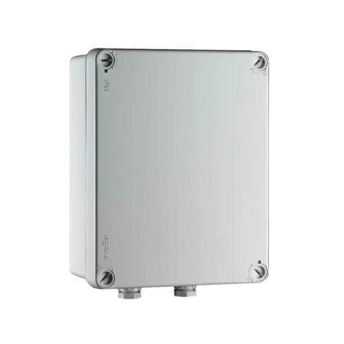 Transformateur pour robinet d'urinoir avec boîtier étanche Delabie logo Delabie avec flash lumineux