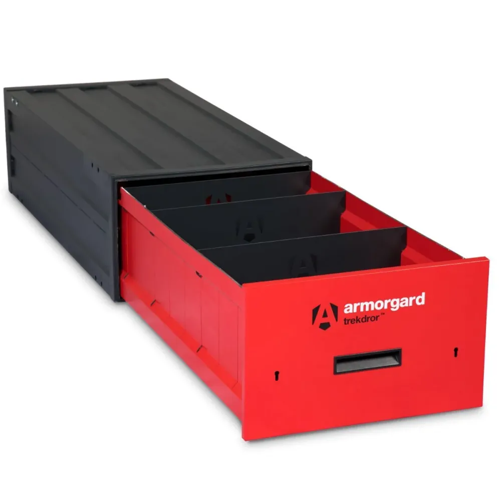 Kit d'Urgence Armorgard TKD1 Trekdror Van Security Tool Drawer Box 490mm x 1105mm x 300mm Fixe Storage Tools