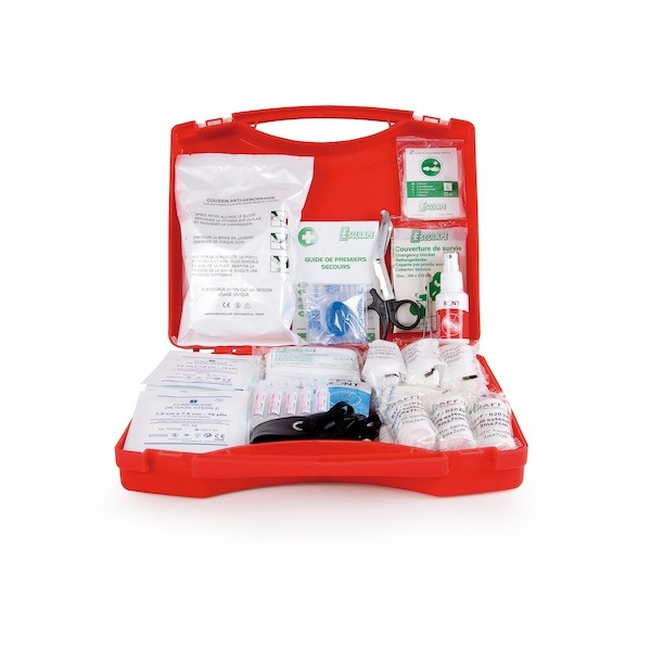 Kit d'Urgence Trousse de secours BTP pour 20 personnes - LABORATOIRES ESCULAPE